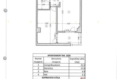 Apartament cu 2 camere, mobilat în Rahova - 9