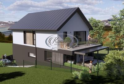 Casa moderna cu pod inalt si terasa generoasa pe Ady Endre - 4