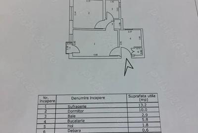 Apartament doua camere semidecomandat - 1
