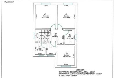 Casă rezidențială I 5 camere I 120 mpu I Teren I Șura Mică - 7