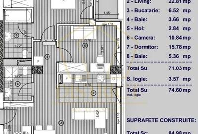 Com 0 | Apartament superb cu 3 camere | Torontalului | XCity Com 0 | Apartament superb cu 3 camere | Torontalului | XCity - 14