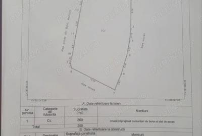 Teren de 250 mp, în Tomis II - 3