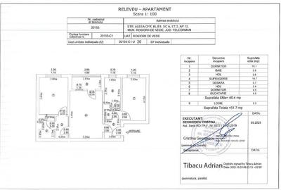 Apartament cu 3 camere semidecomandat în Nord - 2