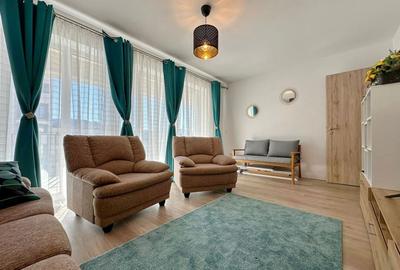 Apartament cu 2 camere decomandat, mobilat în Tractorul - 4