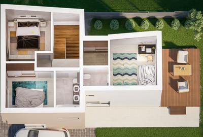 Vilă moderna, stil cub, 3 dormitoare, sistem SmartHome inclus - 13