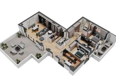 Apartament cu 4 camere decomandat în Pipera - 9