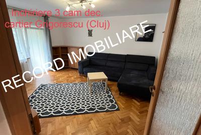 Apartament decomandat 3 cam, 2 bai, zugravit,balcon cartier Grigorescu - 1