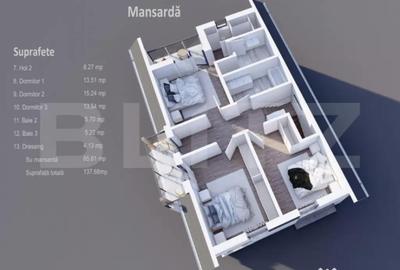 Casă cu 4 camere în Central - 3