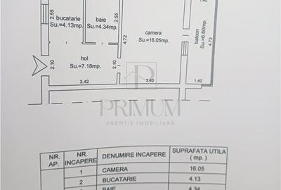 Lipovei - 1 camera - bloc izolat - balcon mare - SPATIOS -  ZONA EXCELENTA - 7