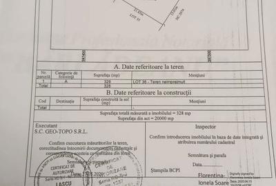 Teren de 328 mp, în Berceni - 1
