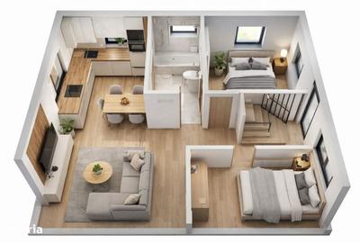 Casă cu 4 camere cu Teren 380 Mp în Dancu - 1