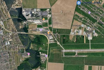 Teren de 390 mp, în Aeroport