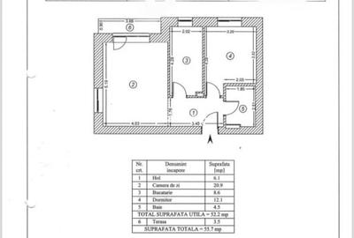 Apartament cu 2 camere, mobilat în Băneasa - 11