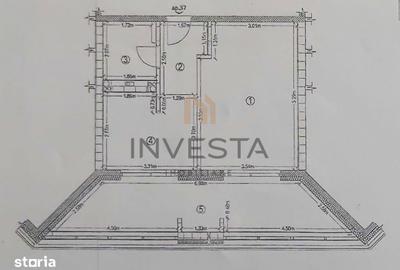 Apartament cu 2 camere semidecomandat, mobilat în Florești - 3