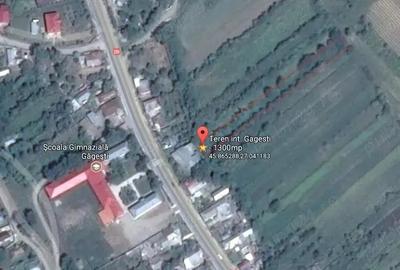 Teren de 1300 mp, în Găgești