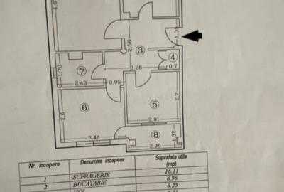 Apartament cu 3 camere decomandat în Km 4-5 - 3