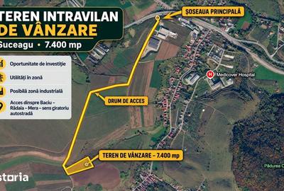 Teren de 7400 mp, în Baciu