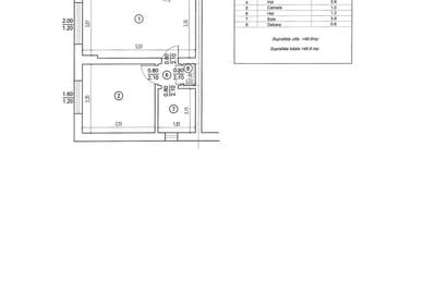 Apartament cu 2 camere semidecomandat în Mușcel