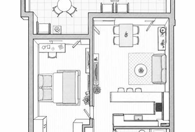 Apartament cu 2 camere decomandat în Gheorgheni
