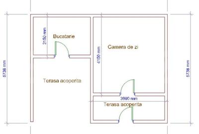 Casă cu 2 camere cu Teren 360 Mp în Moroeni - 10