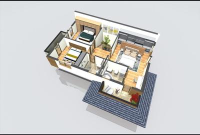 Duplex cu 4 camere cu Teren 235 Mp în Păulești - 12