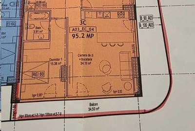 Apartament cu 3 camere decomandat în Central