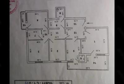 Apartament cu 4 camere decomandat în Micro 13 - 1