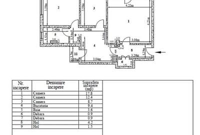 Apartament cu 3 camere decomandat în Micro 38 - 8