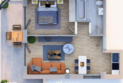 Apartament cu 2 camere în Nord - 2