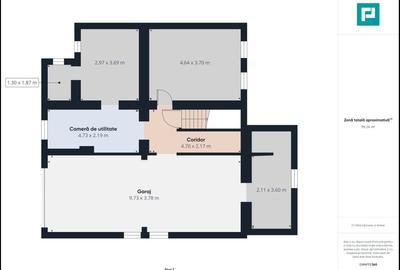 Casă individuală cu 11 camere cu Teren 1000 Mp în Zimandcuz - 12