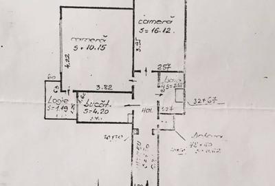 Apartament cu 2 camere decomandat în Mănăștur
