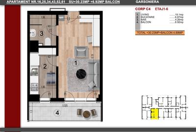Metrou Berceni 950m - garsoniera gata in 6 luni 40mp - 4