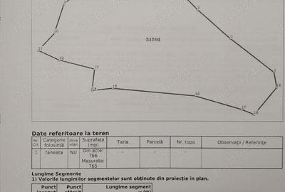 Teren de 765 mp, în Pârâul Pântei - 5