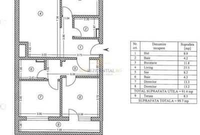 Apartament modern cu 3 camere, complet mobilat,utilat,finisaje moderne Apartament modern cu 3 camere, complet mobilat,utilat,finisaje moderne - 6