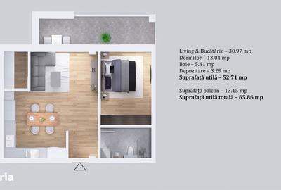 Apartament cu 2 camere decomandat în Ultracentral - 1