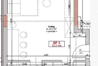 Apartament 1 camera, semidecomandat, Zona Cetatii - 4