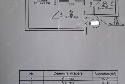 Proprietar, vand apartament 2 camere decomandat, et.3 Proprietar, vand apartament 2 camere decomandat, et.3 - 7