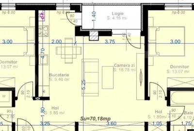 Apartament 3 camere, 70 mp utili, zona Aradului - 1