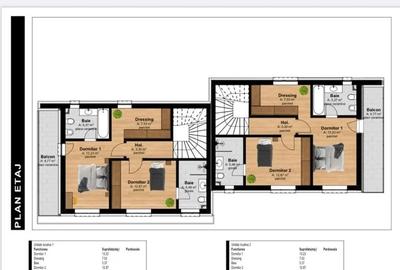 Duplex 4 camere in Florești, utili 125 mp, teren 270 mp - 4