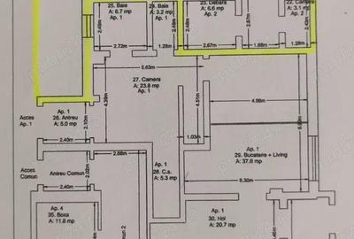 Apartament cu 3 camere decomandat în Central - 3