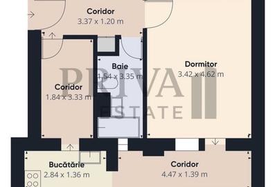 Garsonieră circulară, mobilată în Fratelia - 8