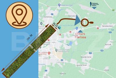 Teren de 4500 mp, în Central