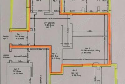 Apartament cu 3 camere decomandat în Central - 2