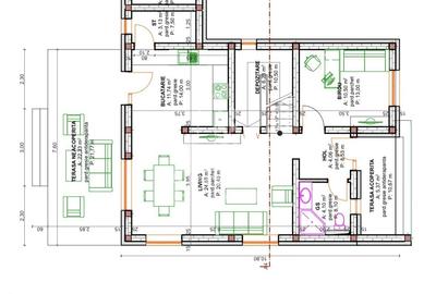 Jumatate de duplex cu 5 camere despartit prin camera tehnica - 9
