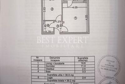 Studio ideal pentru locuit sau investitie-3 minute STB/Bloc intim - 12