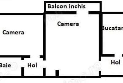 Apartament cu 2 camere, etaj intermediar, conf 1, zona Girocului - 6