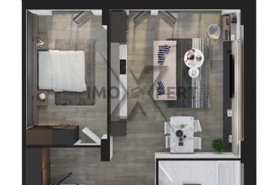 Apartament nou cu 2 camere, 1 baie, 1 terasa, zona EliteCity - 1