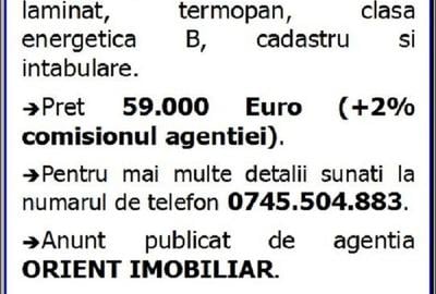 Sabroso, apartament 2 camere, etaj 1, vanzari Constanta - 4