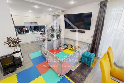 Ap. cu 3 camere 83mp utili + terasa si gradina  | 2 locuri de parcare - 4