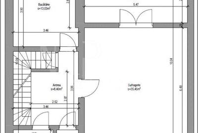 Casă individuală cu 4 camere cu Canalizare în Central - 2
